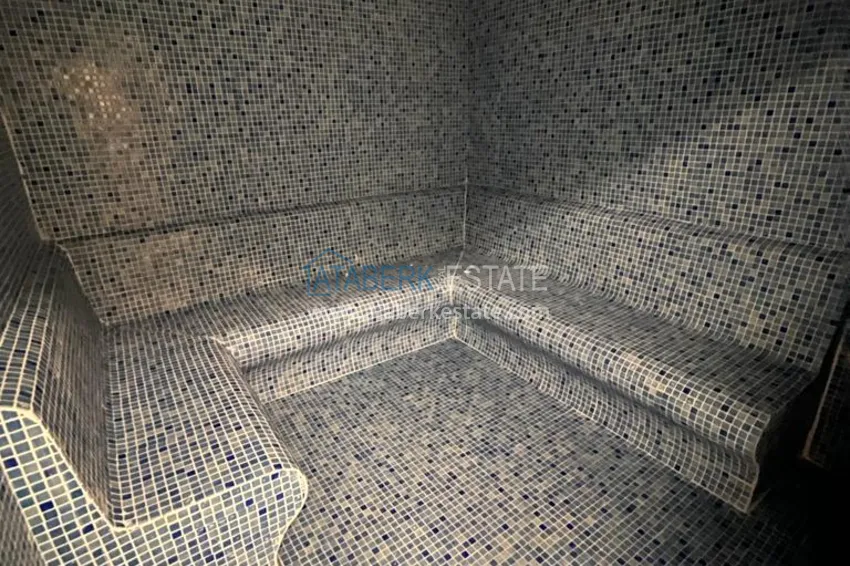 Квартира в Махмутларе с видом на горы в современном жилом комплексе 12 