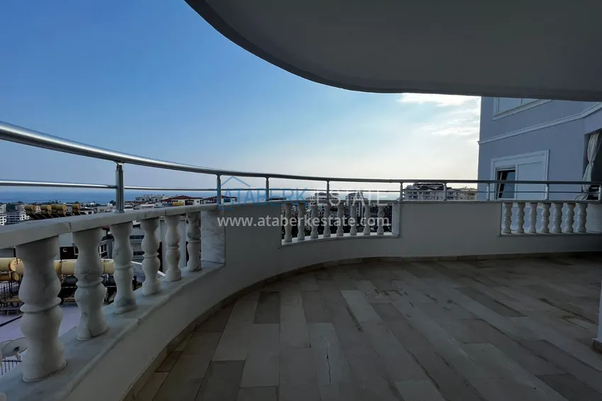 Приобрести Квартира в районе Тосмур с мебелью, открытым видом на море и горы 12 