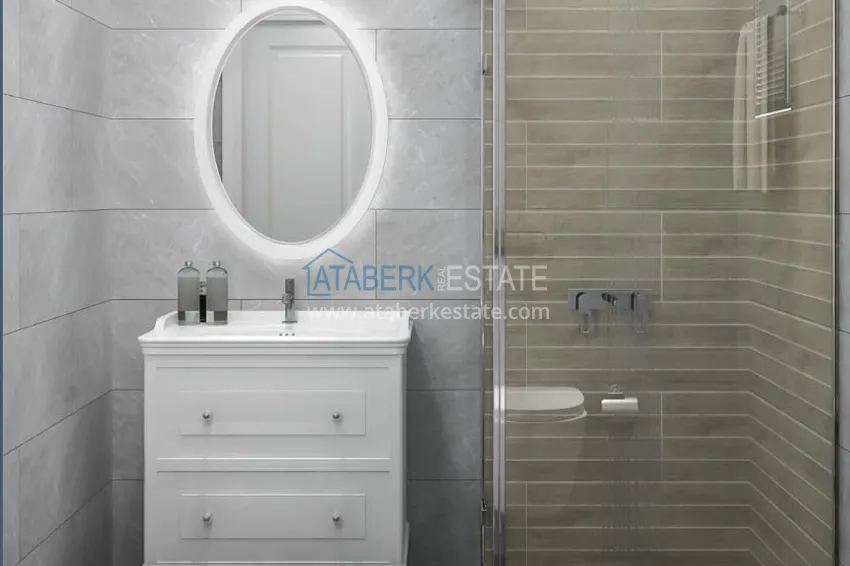 Приобрести Квартиры в Алании - район Махмутлар в строящемся жилом комплексе 12