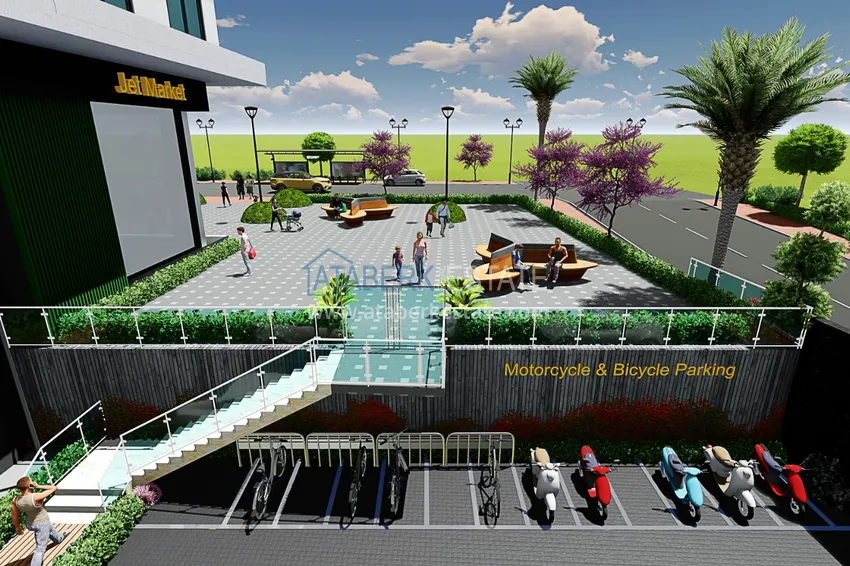 Квартира в Махмутларе от инвестора в комплексе на завершающем этапе строительства с богатой внутренней инфраструктурой 13 