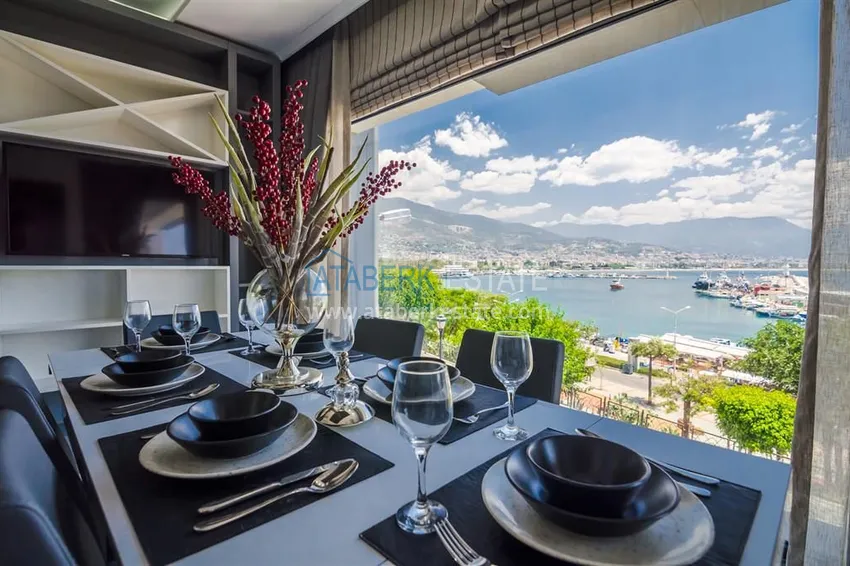 Стильная квартира в историческом центре Алании, с дизайнерским интерьером и видом на порт 1 