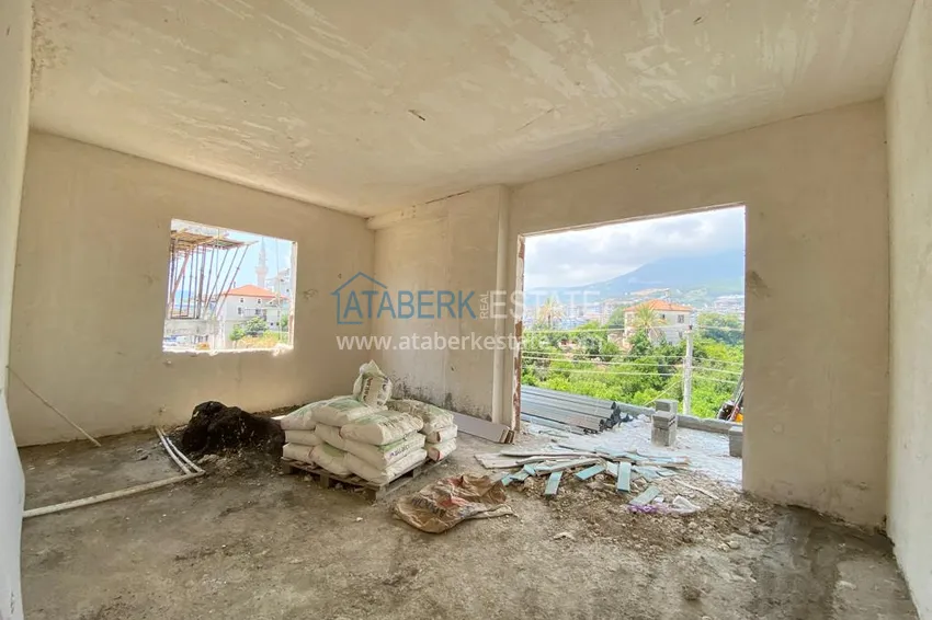 Приобрести Квартиры и пентхаусы в Алании, район Оба от инвестора с рассрочкой в строящемся комплексе 1 