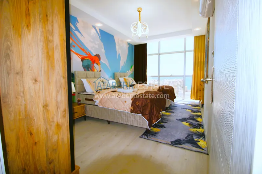 Приобрести Квартира в Махмутларе меблированная с видом на море с наилучшим месторасположением 15 