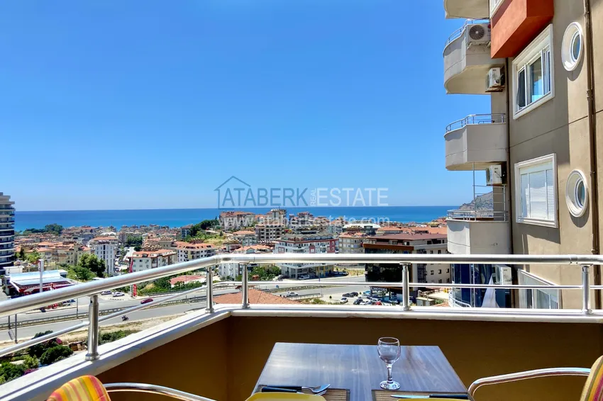 Приобрести Видовая квартира в Алании район Джикджилли с мебелью в уютном комплексе 15