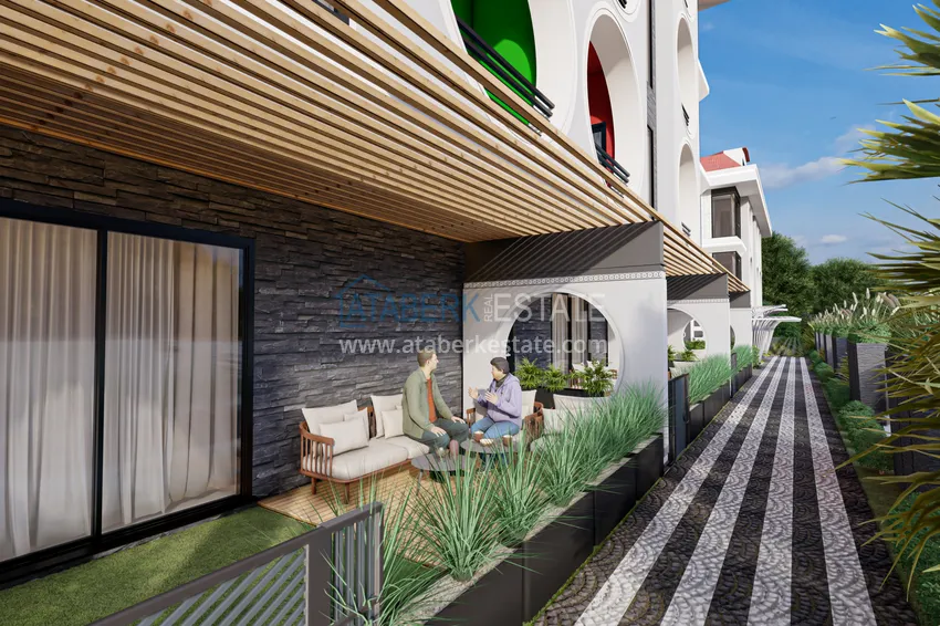 Пентхаус-дуплекс в Алании, район Махмутлар в комплексе на этапе строительства  13 