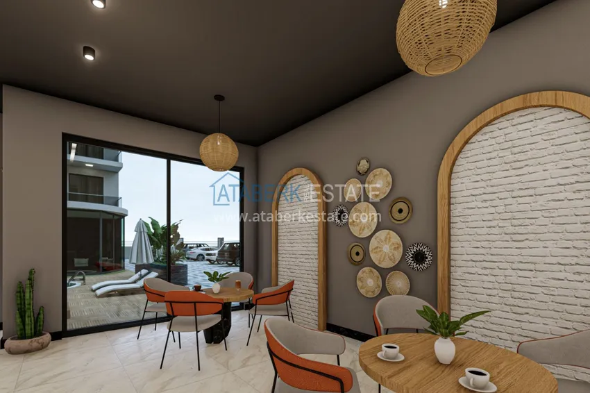 Новый проект комфортабельного жилого комплекса в Алании – район Оба 13