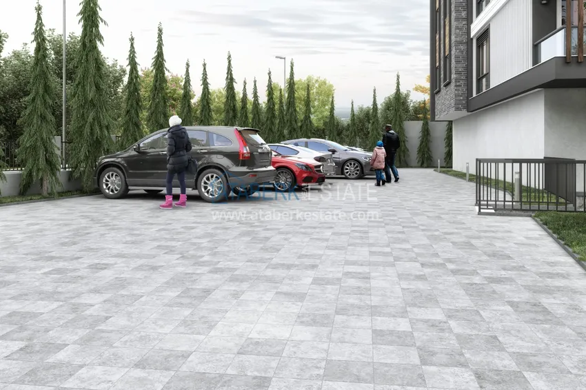 Квартира в Алании – район Оба от инвестора в строящемся комплексе 13 