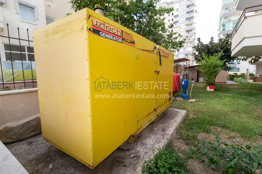 Квартира с мебелью и частичным видом на море в Махмутларе 13 