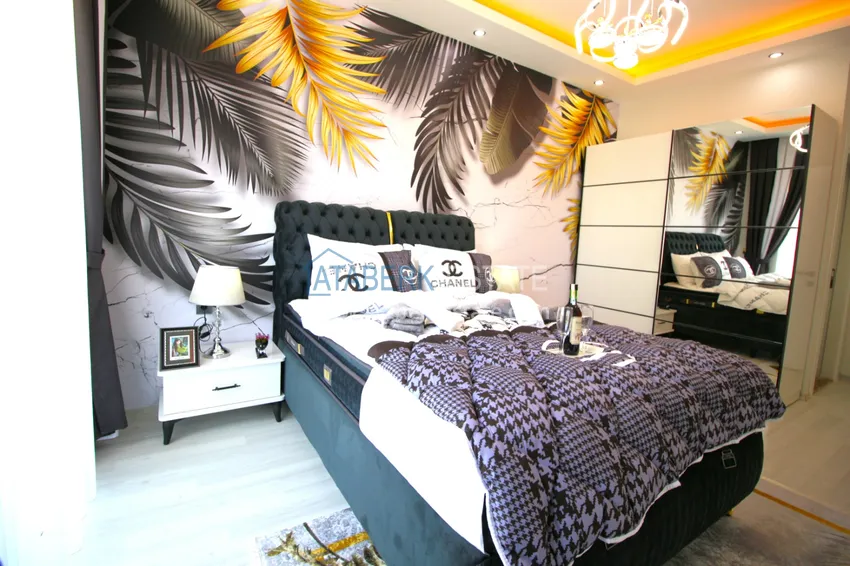 Приобрести Квартира в Махмутларе с новой мебелью в современном новом комплексе 16 