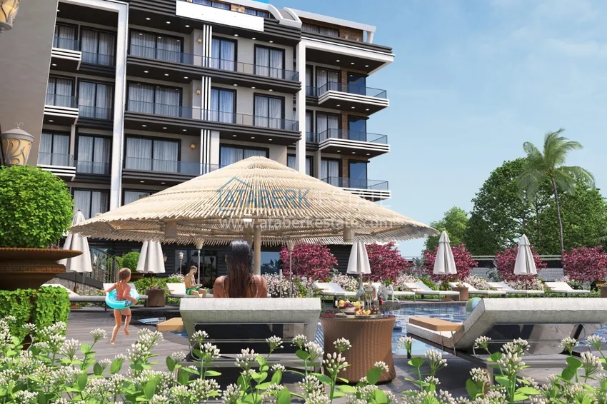 Новый проект жилого комплекса в Алании - район Каргыджак 16 