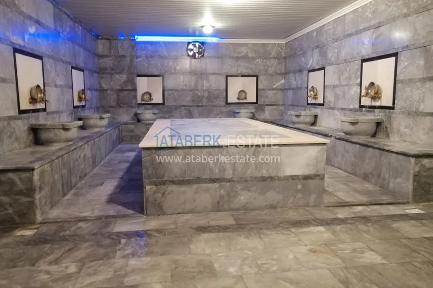 Пентхаус-дуплекс в районе Кестель с мебелью в комплексе на берегу горной реки 14 