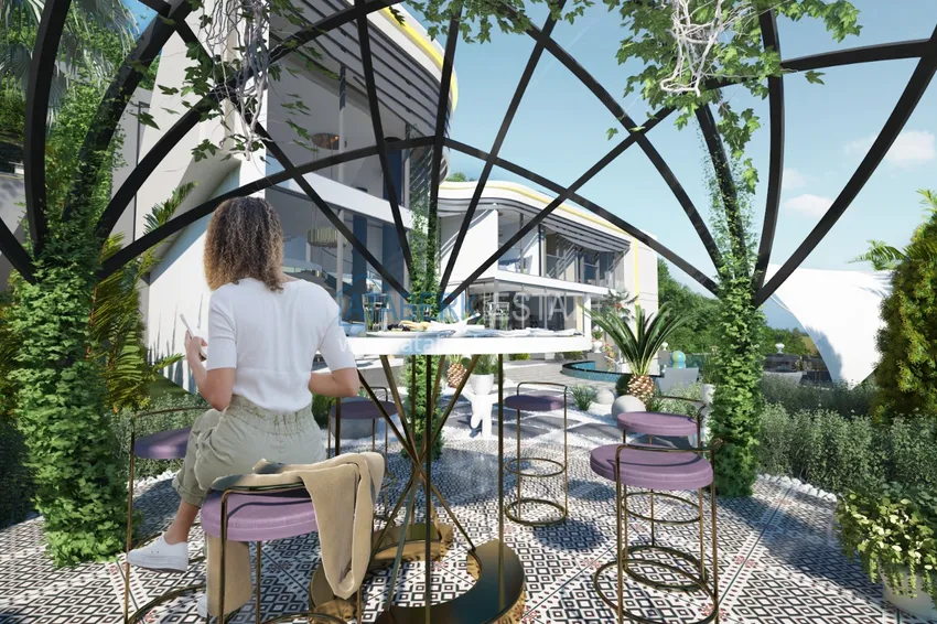 Эксклюзивный проект частной виллы класса-люкс в Алании - Бекташ 12 