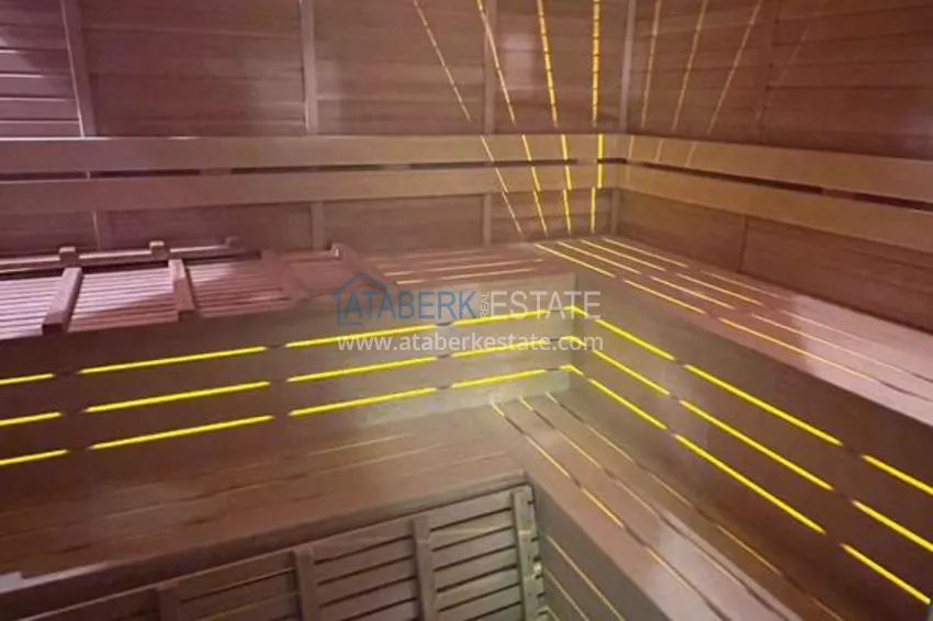 Квартира в Махмутларе с новой мебелью и видом на горы в комплексе с отельной инфраструктурой 16 