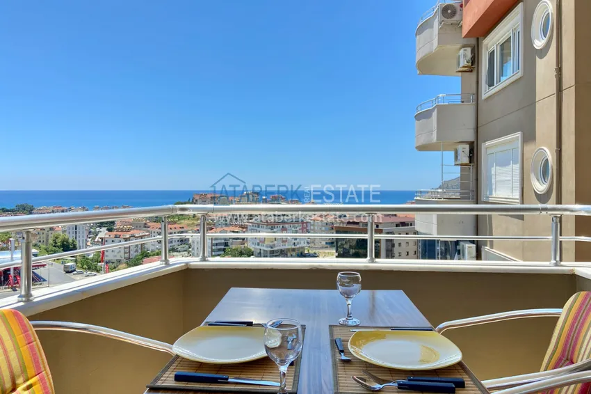 Приобрести Видовая квартира в Алании район Джикджилли с мебелью в уютном комплексе 16