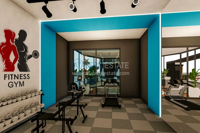 Новый проект комфортабельного жилого комплекса в Алании – район Оба 14