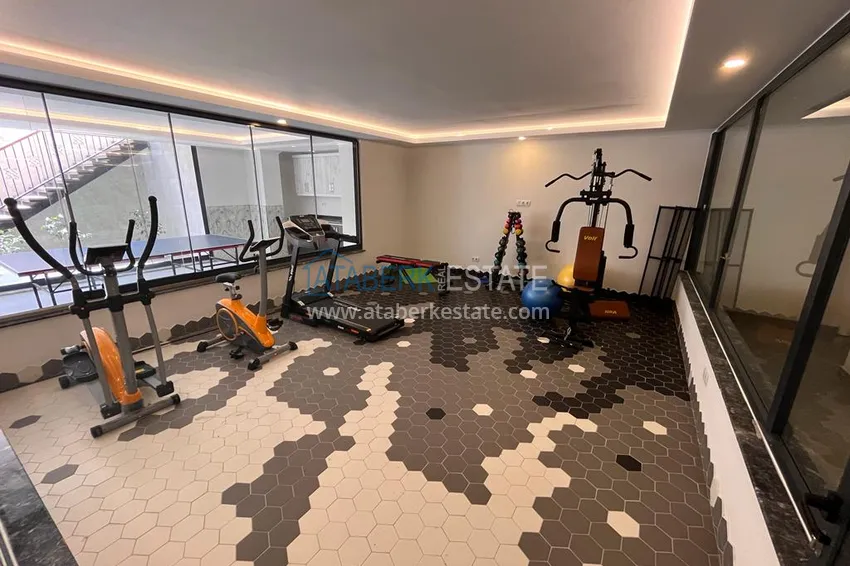 Квартира в Махмутларе с видом на горы в современном жилом комплексе 14 