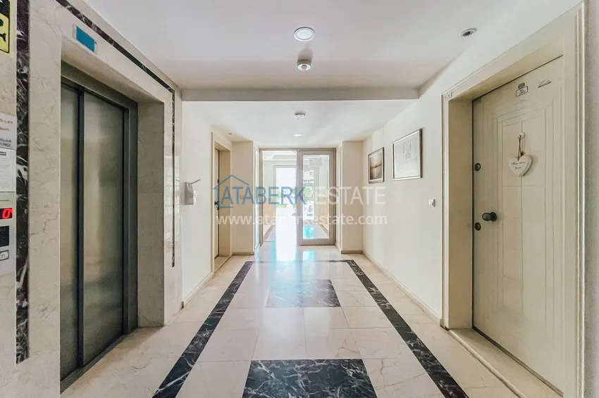 Квартира в Махмутларе с мебелью отдельной кухней и видом на море 14 