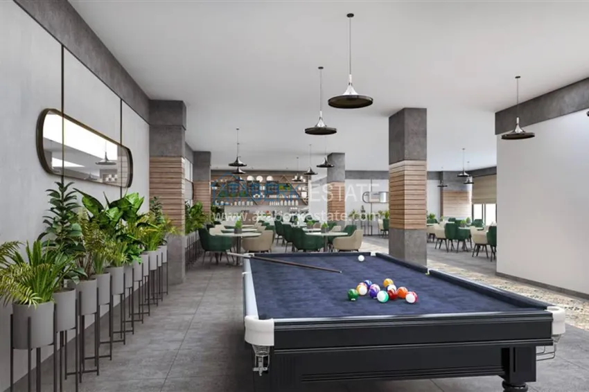 Квартира в районе Авсаллар в новом современном комплексе на завершающем этапе строительства 9 