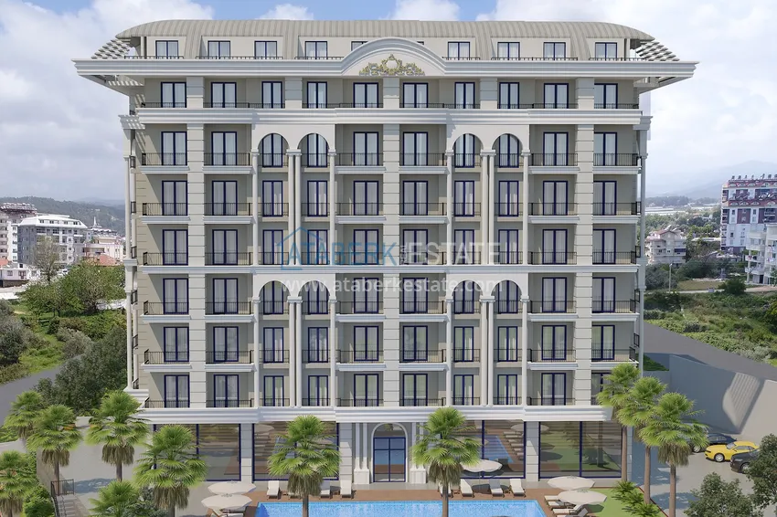 Квартиры в Авсалларе в строящемся комплексе с отельной инфраструктурой 11 