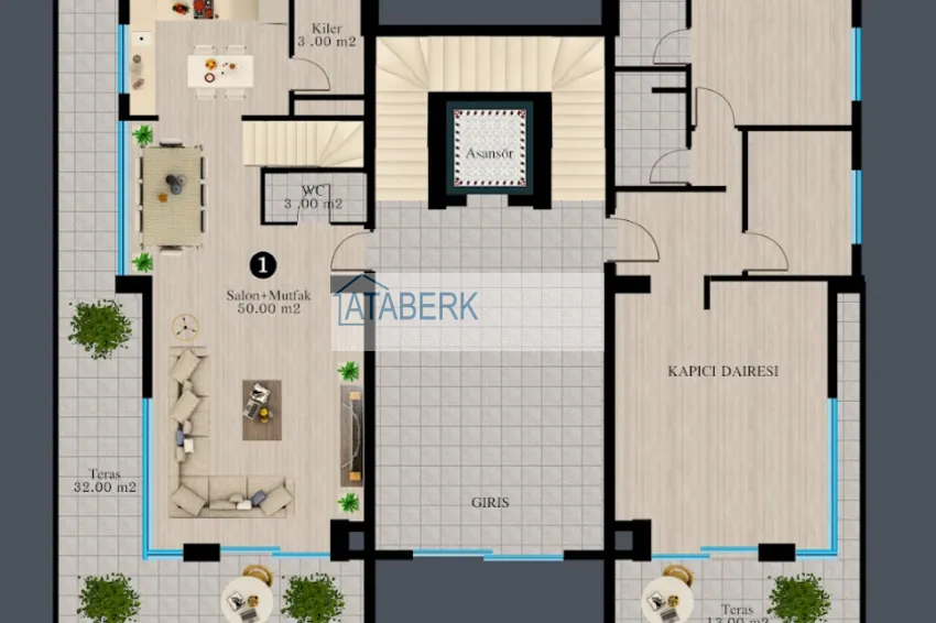 Купить дешево Новый проект жилого комплекса в Алании - район Каргыджак 11 