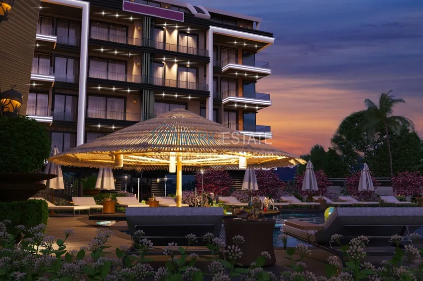 Новый проект жилого комплекса в Алании - район Каргыджак 17 