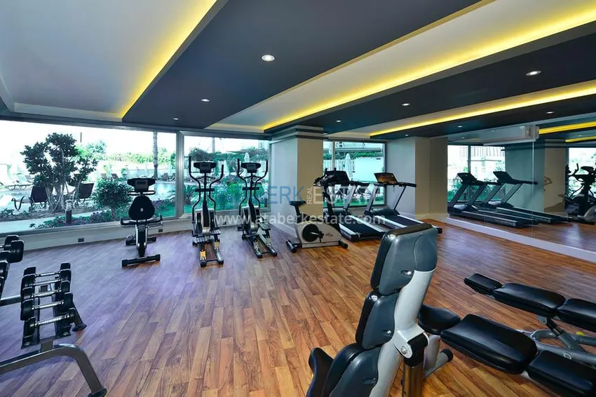 Квартира в Махмутларе с мебелью в комплексе премиум класса, на первой линии 20