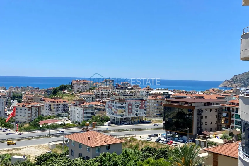 Приобрести Видовая квартира в Алании район Джикджилли с мебелью в уютном комплексе 17