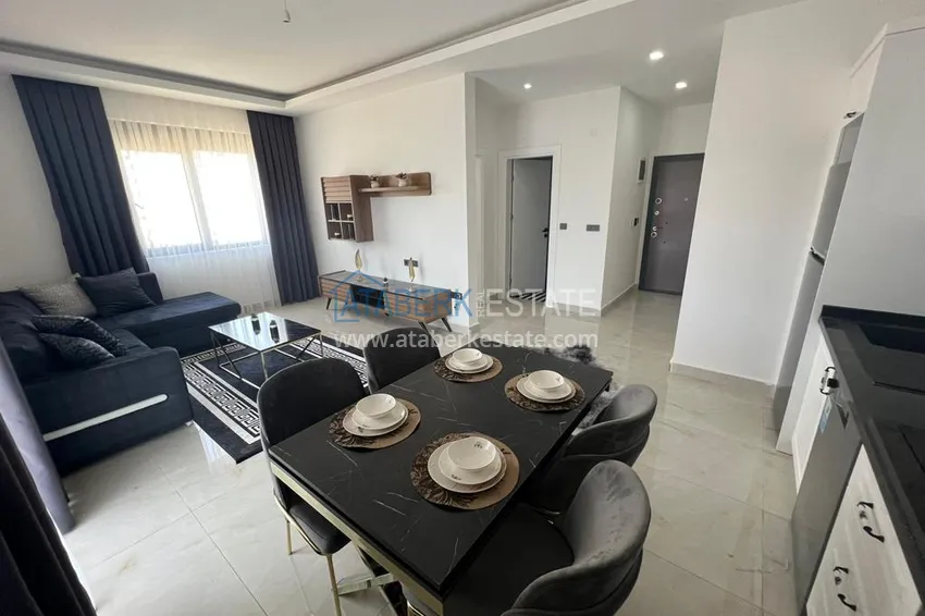 Приобрести Квартиры в Махмутларе двухкомнатные с видом на море и горы 9 