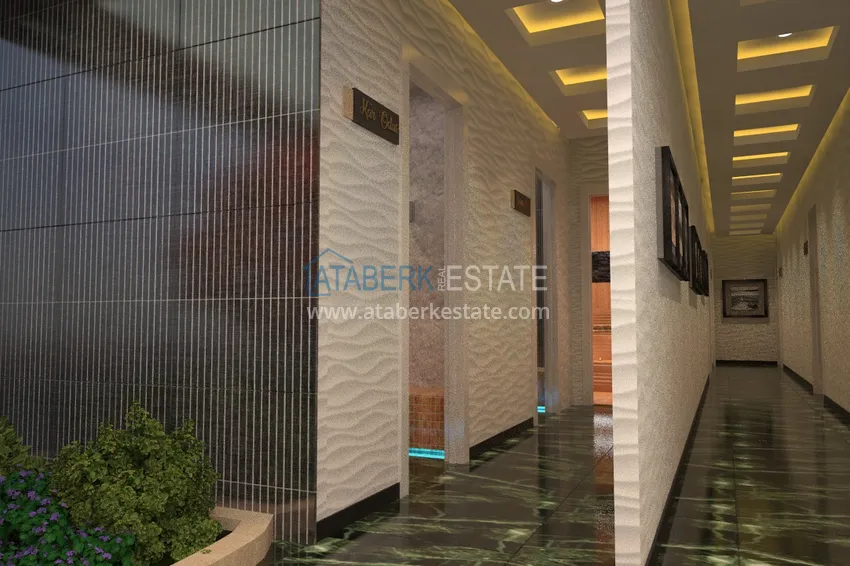 Квартира в районе Оба в жилом комплексе на этапе строительства 33 