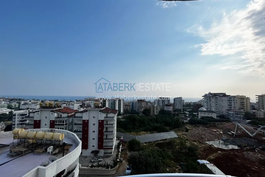 Приобрести Квартира в районе Тосмур с мебелью, открытым видом на море и горы 15 