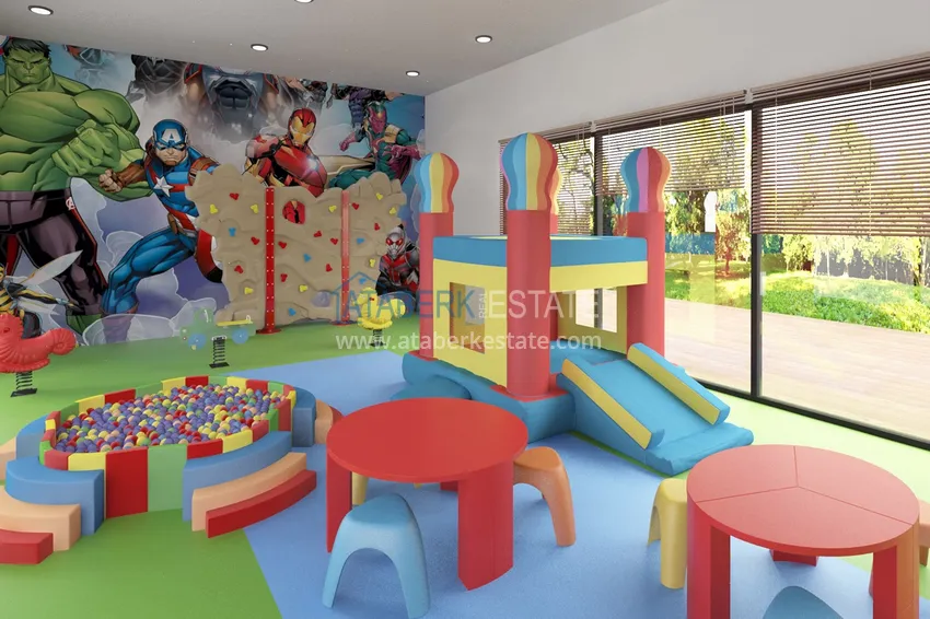 Квартиры в Авсалларе в строящемся комплексе с отельной инфраструктурой 12 