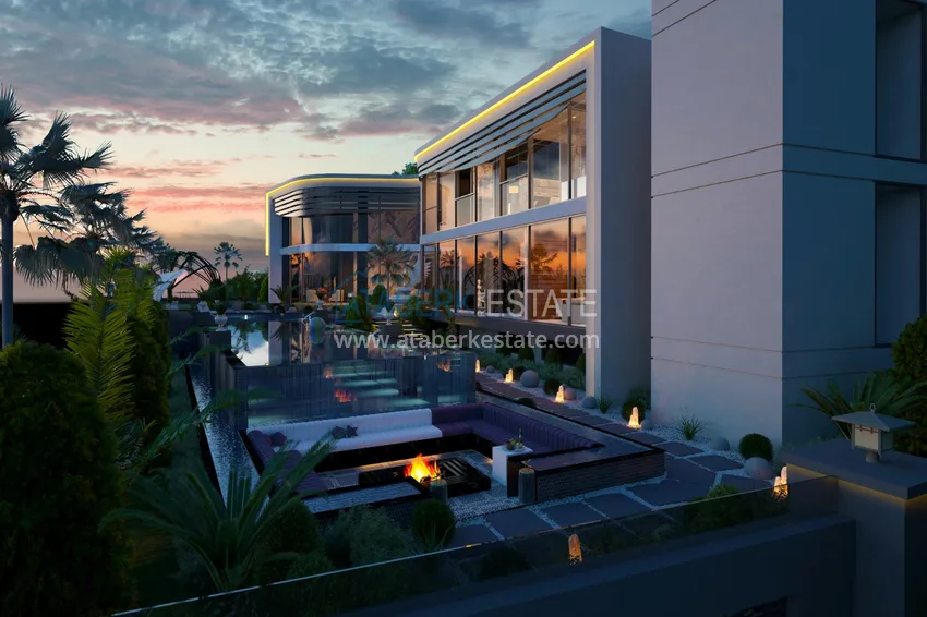 Эксклюзивный проект частной виллы класса-люкс в Алании - Бекташ 14 