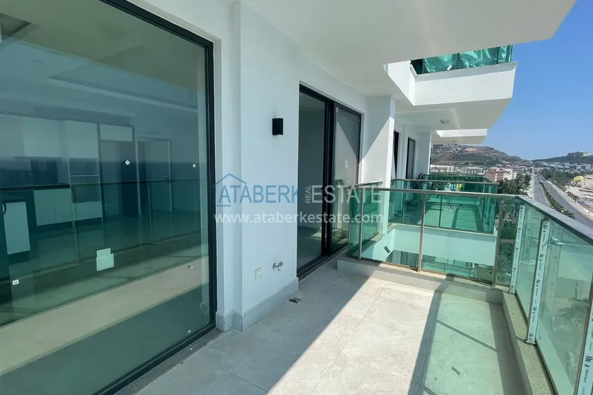 Приобрести Квартира в Махмутларе трёхкомнатная с видом на море и горы 17 