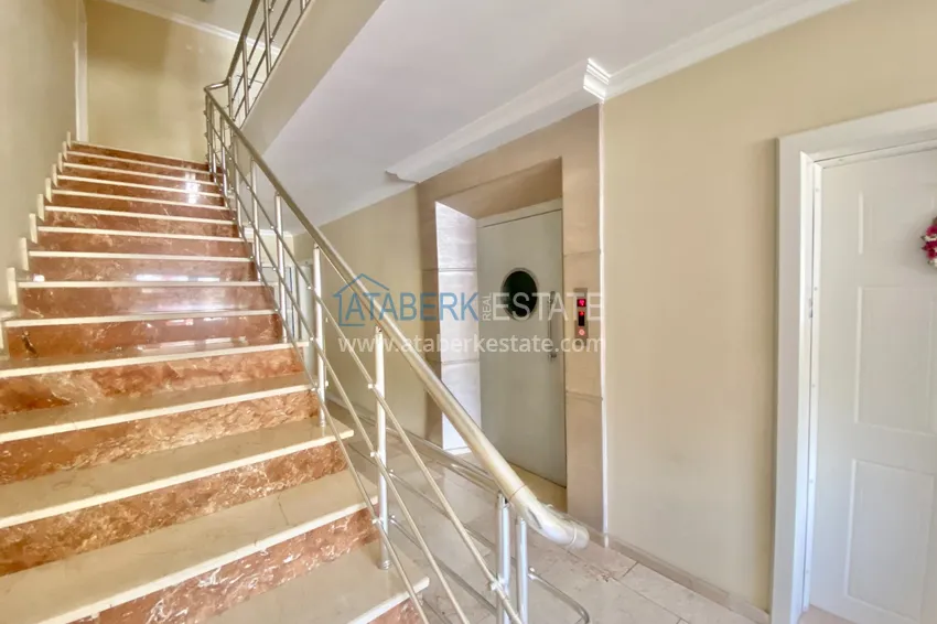 Видовая квартира в Алании район Джикджилли с мебелью в уютном комплексе 18