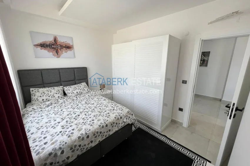 Приобрести Квартиры в Махмутларе двухкомнатные с видом на море и горы 11 