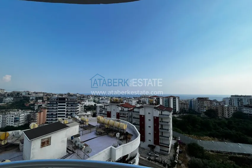 Приобрести Квартира в районе Тосмур с мебелью, открытым видом на море и горы 16 