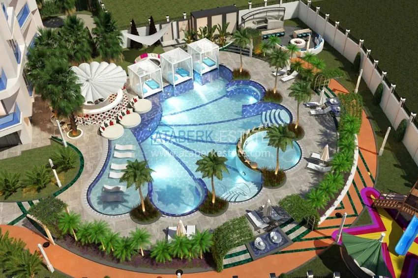 Квартиры в центре Алании от инвестора в комплексе на этапе строительства 16 