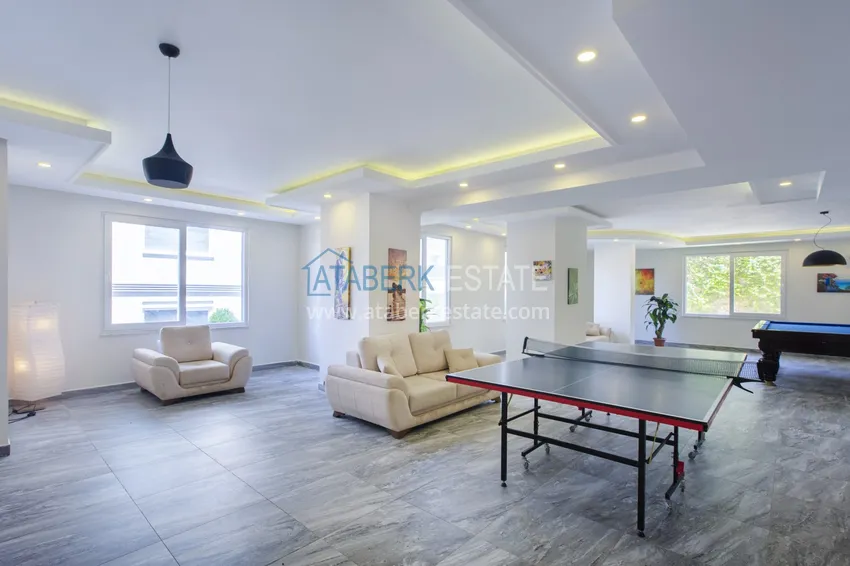 Пентхаус в Алании район Кестель меблированный в комплексе ультра-люкс 18 