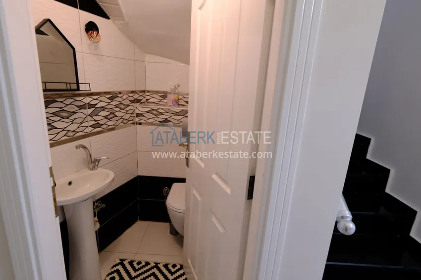 Приобрести Пентхаус-дуплекс в Махмутларе с мебелью и видом на море и горы 18 