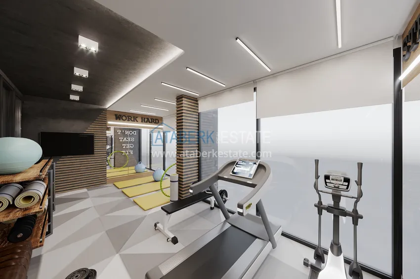 Новый инвестиционный проект жилого комплекса в Алании - район Тосмур 28 