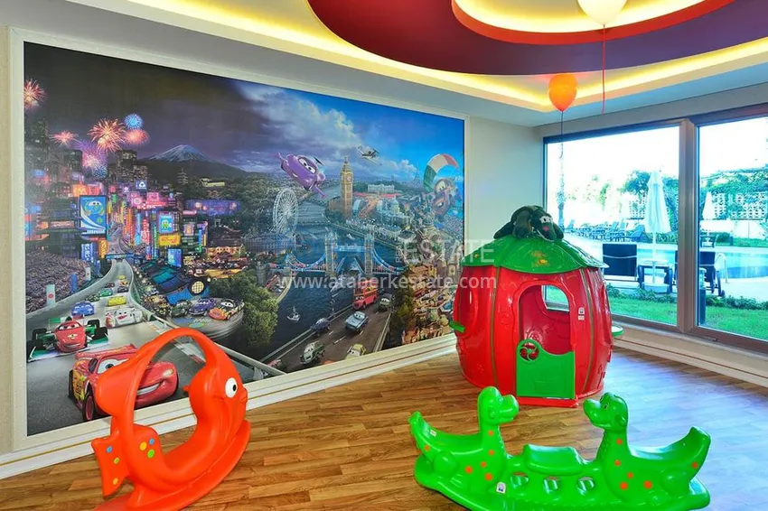 Квартира в Махмутларе с мебелью в комплексе премиум класса, на первой линии 22