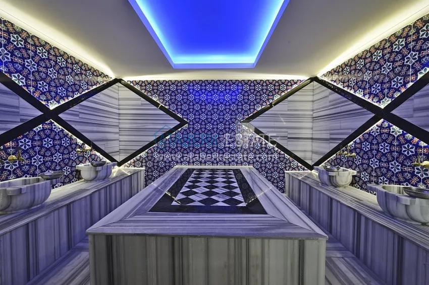 Пентхаус-дуплекс в Махмутларе меблированный в комплексе с хорошей инфраструктурой 17