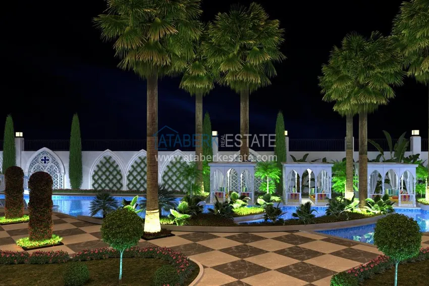 Квартиры в центре Алании – район пляжа Клеопатра в комплексе на этапе строительства 14