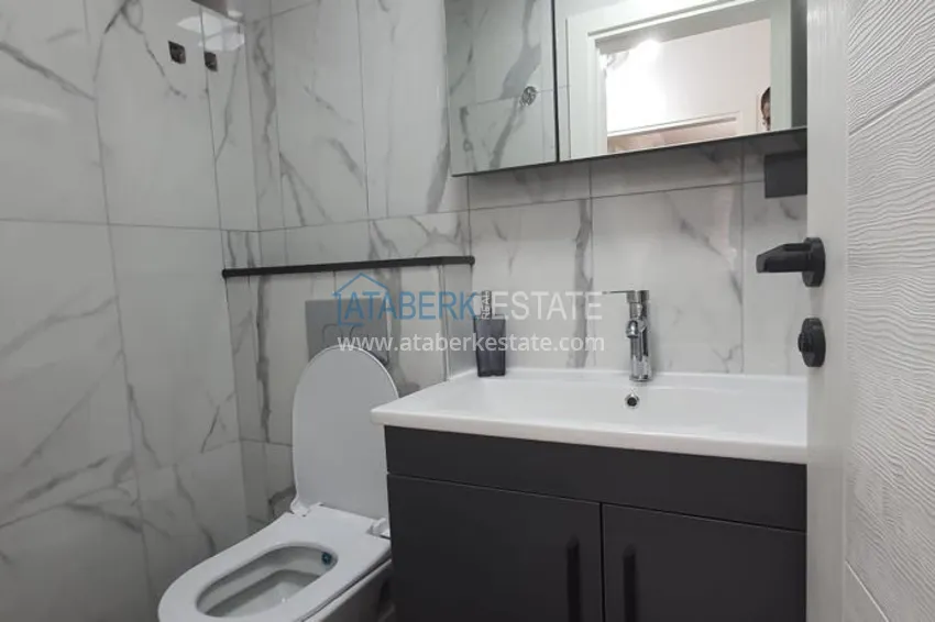 Приобрести Квартира в центре Алании - район пляжа Клеопатра, с современной мебелью и видом на горы  19 