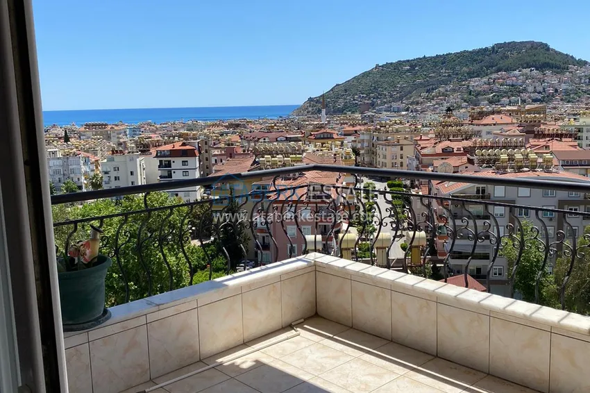 Приобрести Дуплекс в центре Алании с отдельной кухней, видом на море и историческую крепость 17 