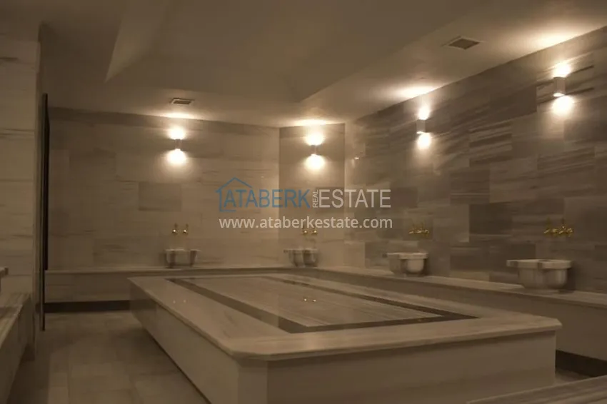 Квартира в Махмутларе трёхкомнатная с видом на море и горы 19 