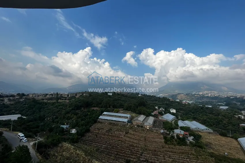 Приобрести Квартира в районе Тосмур с мебелью, открытым видом на море и горы 18 