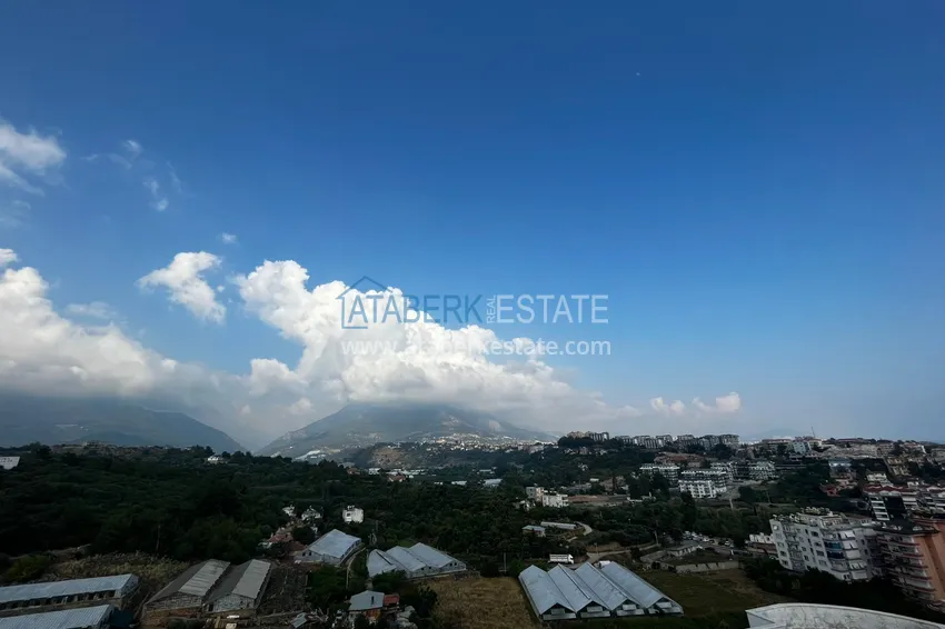 Приобрести Квартира в районе Тосмур с мебелью, открытым видом на море и горы 19 