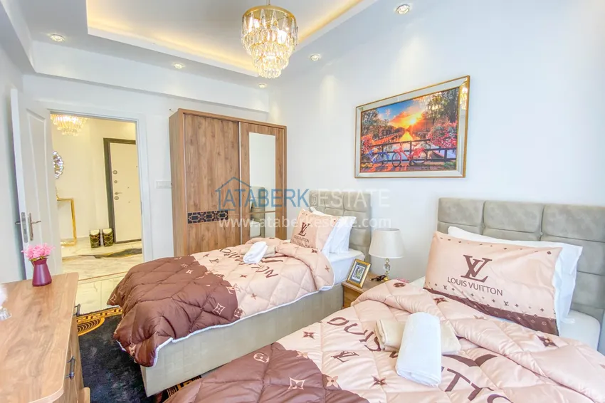 Приобрести Квартира в Махмутларе с мебелью и отдельной кухней, в жилом комплексе с бассейном 20 