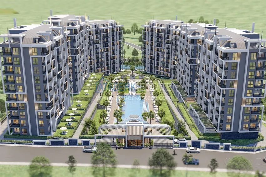 Квартира от инвестора в Авсалларе с рассрочкой платежа в строящемся комплексе 1